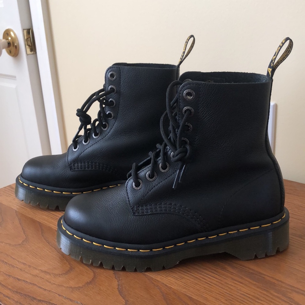 DR. MARTENS Pascal Bex Leather Lace Up Boots